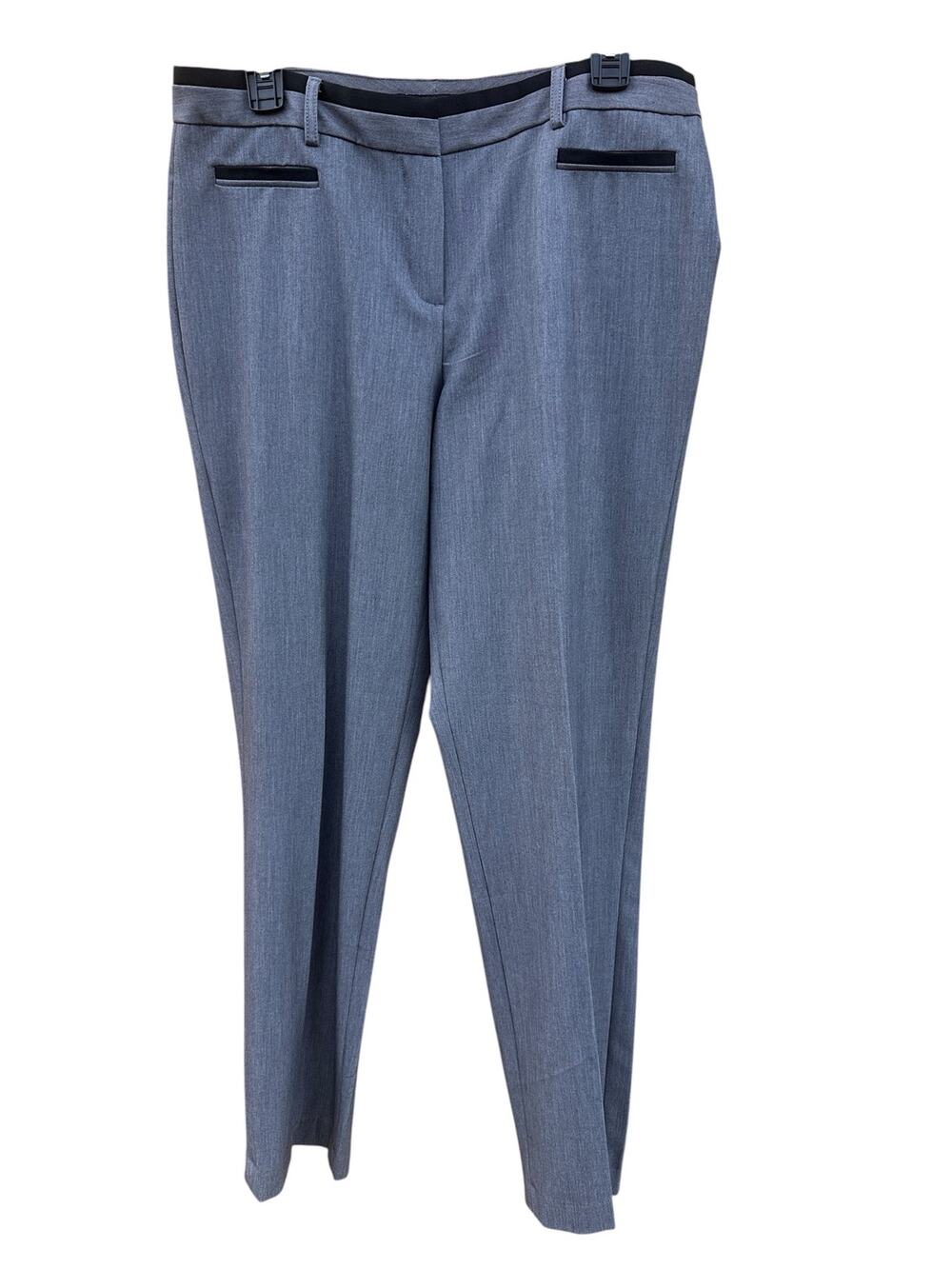 Larry Levine Women’s Size 10 Gray Stretch Dress Pants Career Office Trousers